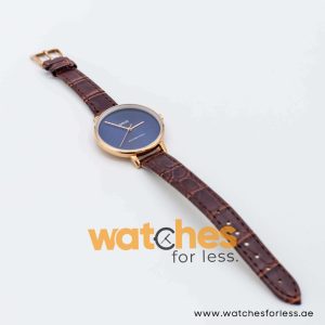 Lorus by Seiko Women’s Quartz Dark Brown Leather Strap Blue Dial 36mm Watch RG214NX9 UAE DUBAI AJMAN SHARJAH ABU DHABI RAS AL KHAIMA UMM UL QUWAIN ALAIN FUJAIRAH