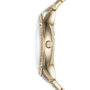 Armani Exchange Women’s Quartz Gold Stainless Steel Gold Dial 40mm Watch AX5409