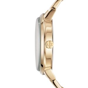 Armani Exchange Women’s Quartz Gold Stainless Steel Gold Dial 39mm Watch AX5361