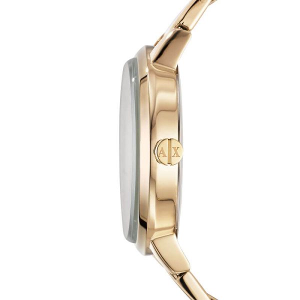 Armani Exchange Women’s Quartz Gold Stainless Steel Gold Dial 39mm Watch AX5361 UAE DUBAI AJMAN SHARJAH ABU DHABI RAS AL KHAIMA UMM UL QUWAIN ALAIN FUJAIRAH