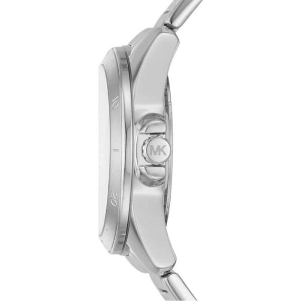 Michael Kors Women’s Quartz Silver Stainless Steel White Dial 36mm Watch MK7263