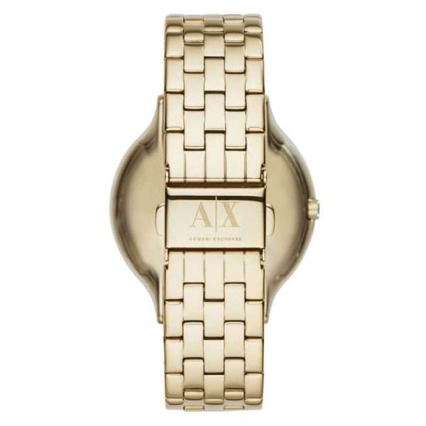 Armani Exchange Women’s Quartz Gold Stainless Steel Gold Dial 40mm Watch AX5409 UAE DUBAI AJMAN SHARJAH ABU DHABI RAS AL KHAIMA UMM UL QUWAIN ALAIN FUJAIRAH