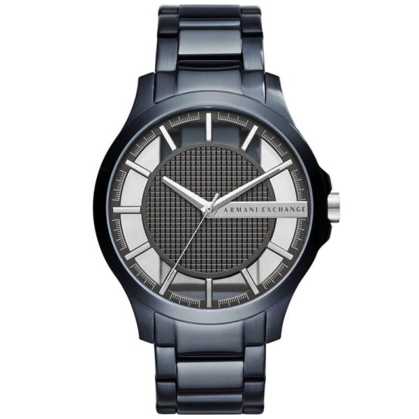 Armani Exchange Men’s Quartz Blue Stainless Steel Grey Skeleton Dial 46mm Watch AX2401 UAE DUBAI AJMAN SHARJAH ABU DHABI RAS AL KHAIMA UMM UL QUWAIN ALAIN FUJAIRAH