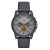 Armani Exchange Men’s Quartz Grey Silicone Strap Grey Dial 44mm Watch AX7123 UAE DUBAI AJMAN SHARJAH ABU DHABI RAS AL KHAIMA UMM UL QUWAIN ALAIN FUJAIRAH