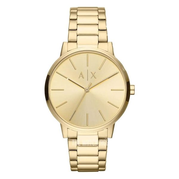 Armani Exchange Men’s Quartz Gold Stainless Steel Gold Dial 42mm Watch AX2707 UAE DUBAI AJMAN SHARJAH ABU DHABI RAS AL KHAIMA UMM UL QUWAIN ALAIN FUJAIRAH