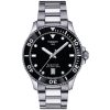 TISSOT Men’s Swiss Made Quartz Silver Stainless Steel Black Dial 40mm Watch T120.410.11.051.00