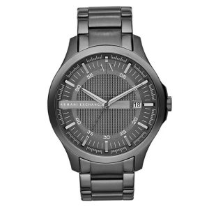 Armani Exchange Men’s Quartz Grey Stainless Steel Grey Dial 46mm Watch AX2135