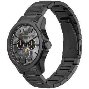 Armani Exchange Men’s Quartz Black Stainless Steel Grey Dial 44mm Watch AX1738