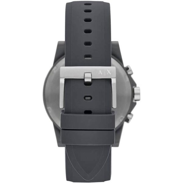 Armani Exchange Men’s Quartz Grey Silicone Strap Grey Dial 44mm Watch AX7123 UAE DUBAI AJMAN SHARJAH ABU DHABI RAS AL KHAIMA UMM UL QUWAIN ALAIN FUJAIRAH