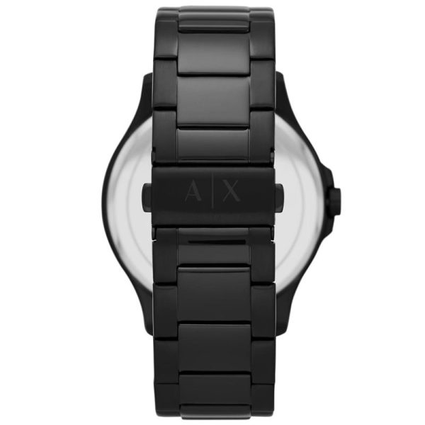 Armani Exchange Men’s Quartz Black Stainless Steel Black Dial 46mm Watch AX2407