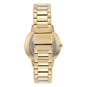 Armani Exchange Men’s Quartz Gold Stainless Steel Gold Dial 42mm Watch AX2707