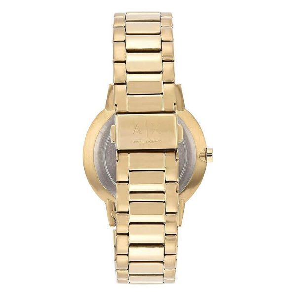 Armani Exchange Men’s Quartz Gold Stainless Steel Gold Dial 42mm Watch AX2707 UAE DUBAI AJMAN SHARJAH ABU DHABI RAS AL KHAIMA UMM UL QUWAIN ALAIN FUJAIRAH