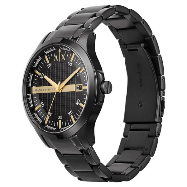 Armani Exchange Men’s Quartz Black Stainless Steel Black Dial 46mm Watch AX2413 UAE DUBAI AJMAN SHARJAH ABU DHABI RAS AL KHAIMA UMM UL QUWAIN ALAIN FUJAIRAH