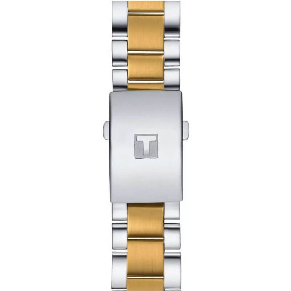 TISSOT Men’s Swiss Made Quartz Two-tone Stainless Steel Green Dial 45mm Watch T116.617.22.091.00