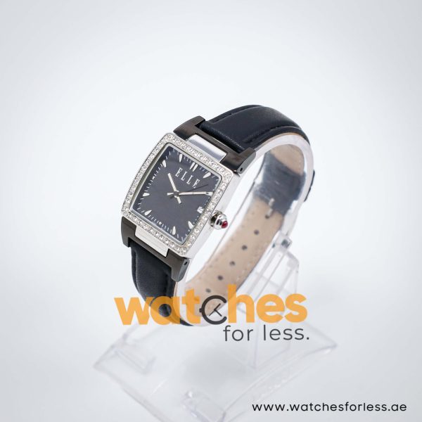 Elle Women’s Quartz Black Leather Strap Black Dial 29mm Watch EL20118S06N UAE DUBAI AJMAN SHARJAH ABU DHABI RAS AL KHAIMA UMM UL QUWAIN ALAIN FUJAIRAH