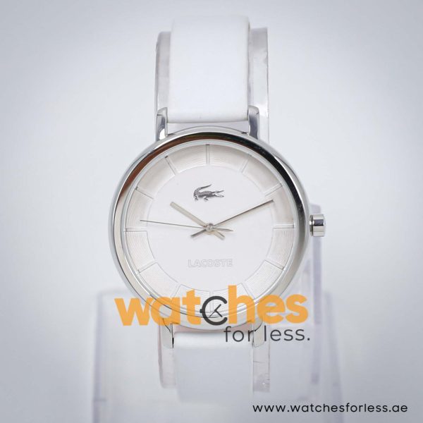 Lacoste Women’s Quartz White Leather Strap White Dial 35mm Watch 2000716/1