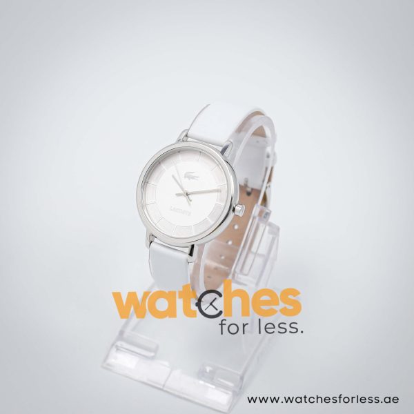 Lacoste Women’s Quartz White Leather Strap White Dial 35mm Watch 2000716/1