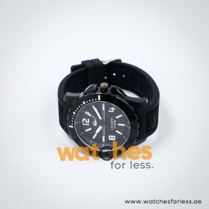 Lacoste Men’s Quartz Black Silicone Strap Black Dial 46mm Watch 2010717 UAE DUBAI AJMAN SHARJAH ABU DHABI RAS AL KHAIMA UMM UL QUWAIN ALAIN FUJAIRAH