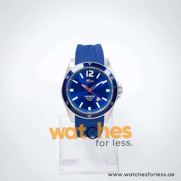 Lacoste Men’s Quartz Blue Silicone Strap Blue Dial 43mm Watch 2010665