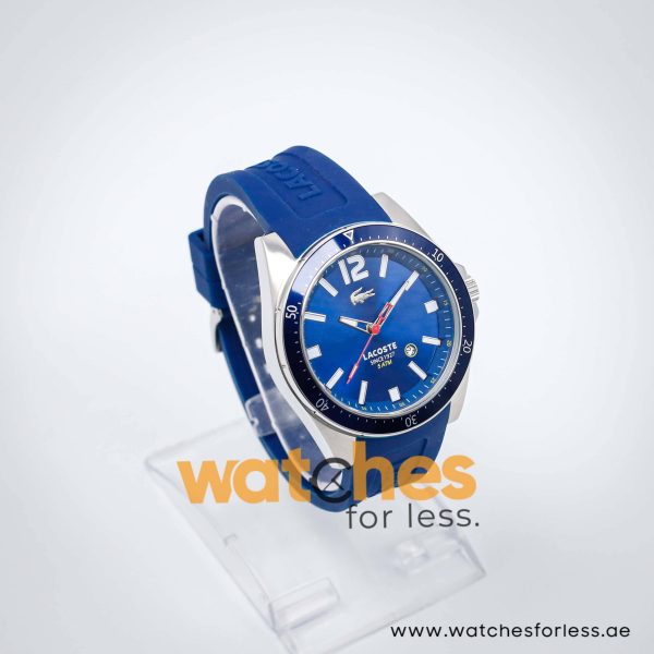 Lacoste Men’s Quartz Blue Silicone Strap Blue Dial 43mm Watch 2010665