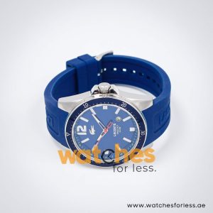 Lacoste Men’s Quartz Blue Silicone Strap Blue Dial 43mm Watch 2010665