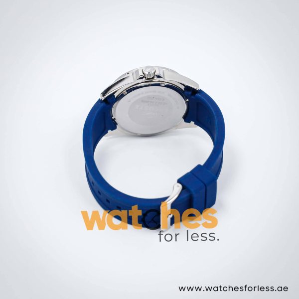 Lacoste Men’s Quartz Blue Silicone Strap Blue Dial 43mm Watch 2010665 UAE DUBAI AJMAN SHARJAH ABU DHABI RAS AL KHAIMA UMM UL QUWAIN ALAIN FUJAIRAH