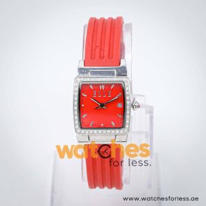 Elle Women’s Quartz Red Silicone Strap Red Dial 23mm Watch EL20118P04N