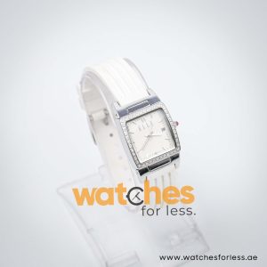 Elle Women’s Quartz White Silicone Strap Off-White Dial 23mm Watch EL20040P03N UAE DUBAI AJMAN SHARJAH ABU DHABI RAS AL KHAIMA UMM UL QUWAIN ALAIN FUJAIRAH