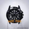 Lacoste Men’s Quartz White Silicone Strap Black Dial 46mm Watch 2010713