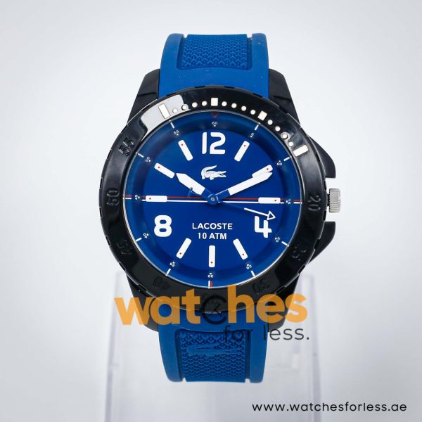 Lacoste Men’s Quartz Blue Silicone Strap Blue Dial 46mm Watch 2010716 UAE DUBAI AJMAN SHARJAH ABU DHABI RAS AL KHAIMA UMM UL QUWAIN ALAIN FUJAIRAH