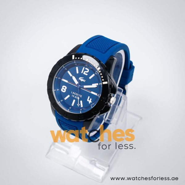 Lacoste Men’s Quartz Blue Silicone Strap Blue Dial 46mm Watch 2010716 UAE DUBAI AJMAN SHARJAH ABU DHABI RAS AL KHAIMA UMM UL QUWAIN ALAIN FUJAIRAH