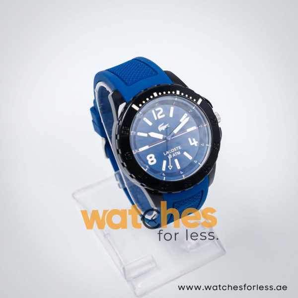 Lacoste Men’s Quartz Blue Silicone Strap Blue Dial 46mm Watch 2010716 UAE DUBAI AJMAN SHARJAH ABU DHABI RAS AL KHAIMA UMM UL QUWAIN ALAIN FUJAIRAH