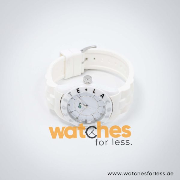 Lacoste Women’s Quartz White Silicone Strap White Dial 37mm Watch 2000672