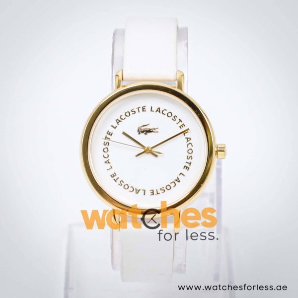 Lacoste Women’s Quartz White Leather Strap White Dial 35mm Watch 2000623