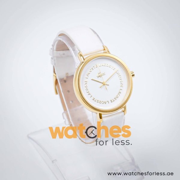 Lacoste Women’s Quartz White Leather Strap White Dial 35mm Watch 2000623