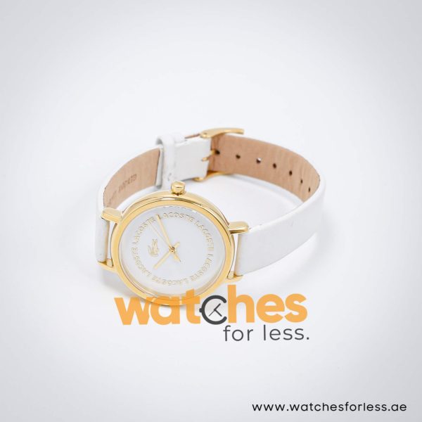 Lacoste Women’s Quartz White Leather Strap White Dial 35mm Watch 2000623