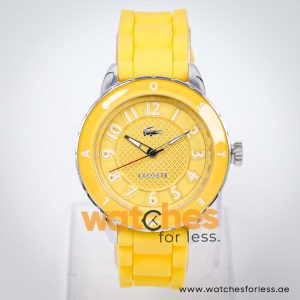 Lacoste Women’s Yellow Silicone Strap Yellow Dial 40mm Watch 2000745