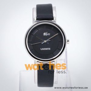 Lacoste Women’s Quartz Black Leather Strap Black Dial 35mm Watch 2000717