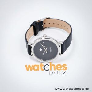 Lacoste Women’s Quartz Black Leather Strap Black Dial 35mm Watch 2000717 UAE DUBAI AJMAN SHARJAH ABU DHABI RAS AL KHAIMA UMM UL QUWAIN ALAIN FUJAIRAH