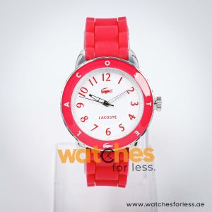 Lacoste Women’s Quartz Pink Silicone Strap White Dial 40mm Watch 2000746