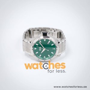 Hugo Boss Men’s Quartz Silver Stainless Steel Green Dial 43mm Watch 1512104 UAE DUBAI AJMAN SHARJAH ABU DHABI RAS AL KHAIMA UMM UL QUWAIN ALAIN FUJAIRAH