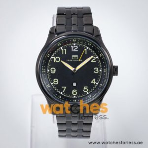 Tommy Hilfiger Men’s Quartz Black Stainless Steel Black Dial 44mm Watch 1710307