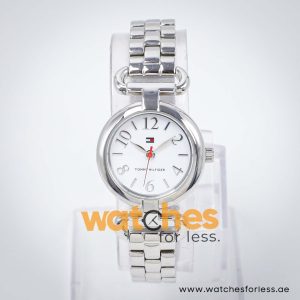 Tommy Hilfiger Women’s Quartz Silver Stainless Steel White Dial 28mm Watch 1780889