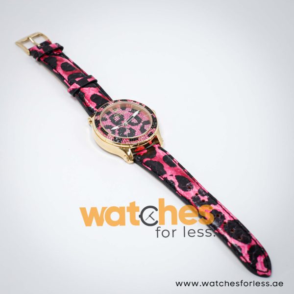 Juicy Couture Women’s Quartz Black & Pink Leather Strap Black & Pink Dial 39mm Watch JC733340501S UAE DUBAI AJMAN SHARJAH ABU DHABI RAS AL KHAIMA UMM UL QUWAIN ALAIN FUJAIRAH