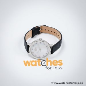 Lacoste Women’s Quartz Black Leather Strap Mother Of Pearl Dial 35mm Watch 2000590 UAE DUBAI AJMAN SHARJAH ABU DHABI RAS AL KHAIMA UMM UL QUWAIN ALAIN FUJAIRAH