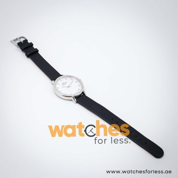 Lacoste Women’s Quartz Black Leather Strap Mother Of Pearl Dial 35mm Watch 2000590 UAE DUBAI AJMAN SHARJAH ABU DHABI RAS AL KHAIMA UMM UL QUWAIN ALAIN FUJAIRAH