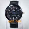 Lacoste Men’s Quartz Black Silicone Strap Black Dial 44mm Watch 2010719