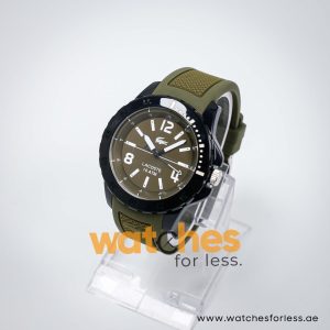 Lacoste Men’s Quartz Olive Green Silicone Strap Olive Green Dial 46mm Watch 2010715