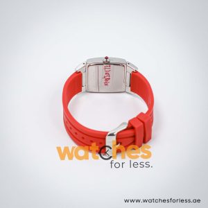 Elle Women’s Quartz Red Silicone Strap Red Dial 29mm Watch EL20039P04N