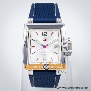 Tommy Hilfiger Women’s Quartz Blue Silicone Strap Silver Dial 36mm Watch TH0002